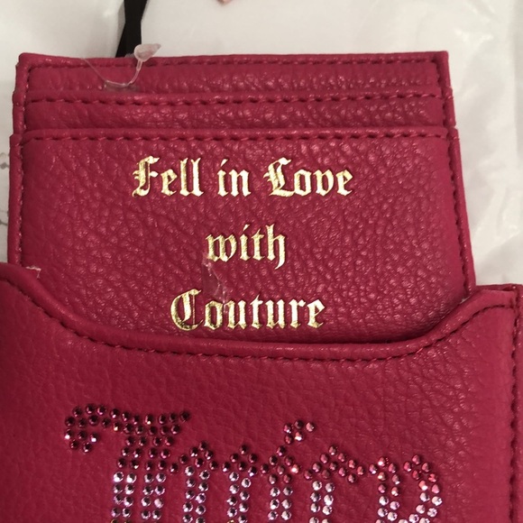 Juicy Couture pink flash breaking the rules bifold wallet with pullout card case - Picture 3 of 14
